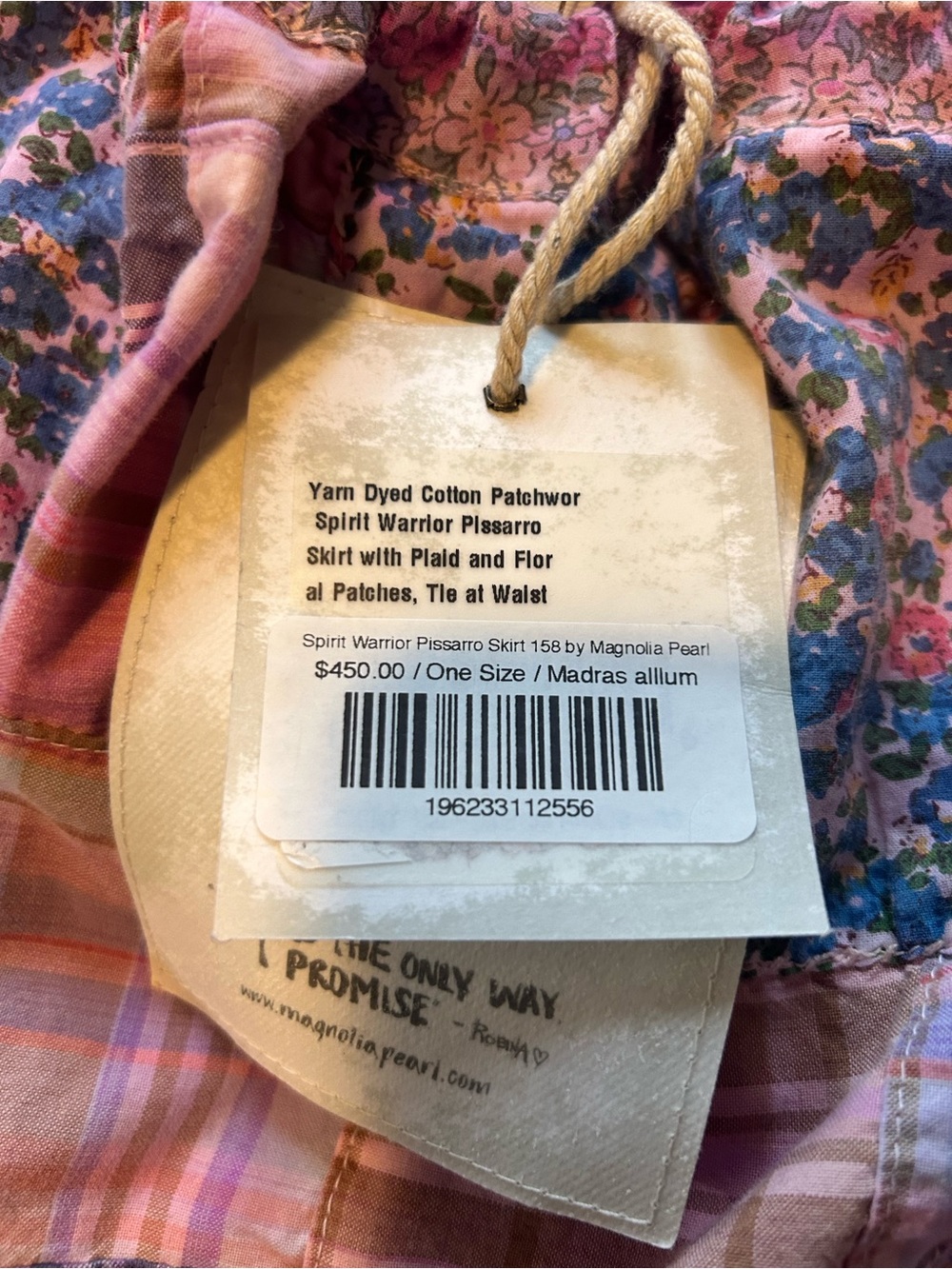 Magnolia Pearl Love Lavender & Pink Patchwork Spirit Warrior Skirt - Picture 10 of 10